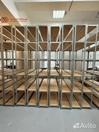 Металлические стеллажи с нагрузкой 180-220 кг