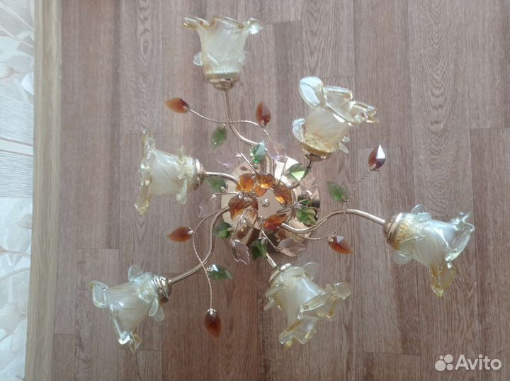 Люстра потолочная бу