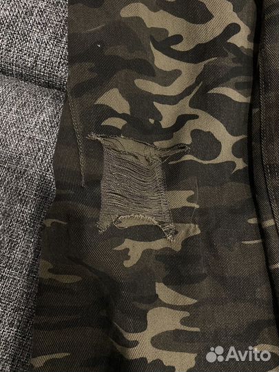 Джинсы штаны камуфляжные balenciaga type camo