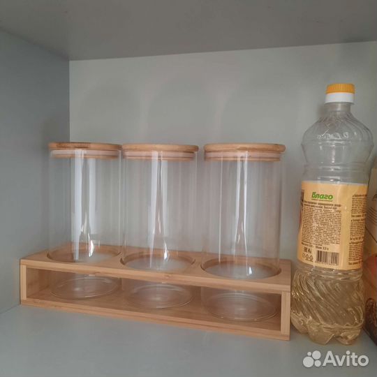 Банки для хранения 3 шт. Новые