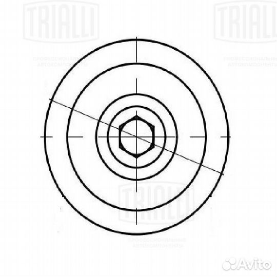 Ролик привод ремня Acura MDX 00- 3.5i 3.7i w29,5мм