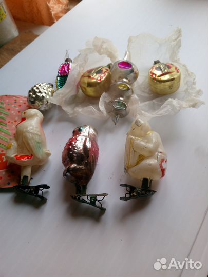 Елочные игрушки СССР