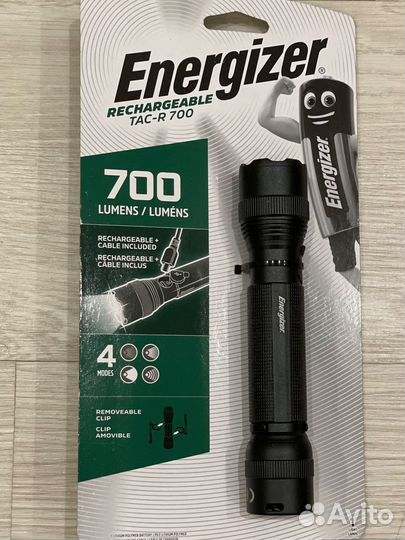 Фонарь тактический аккумуляторный Energizer 700Лм