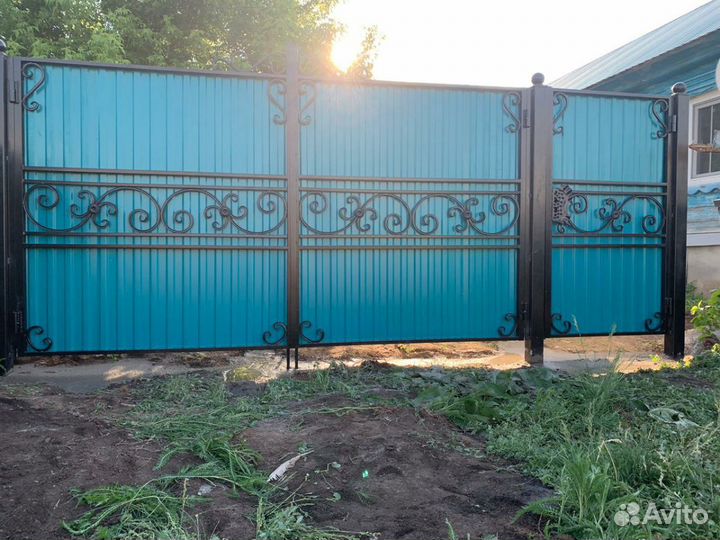 Ворота кованые