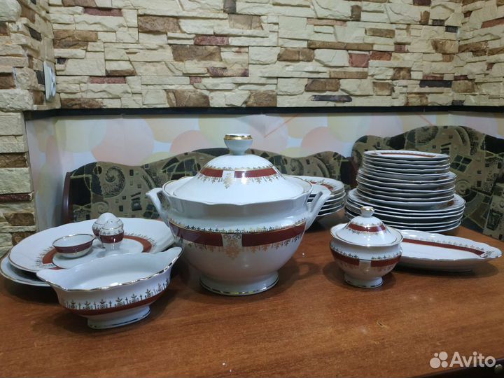Коростень столовый сервиз СССР