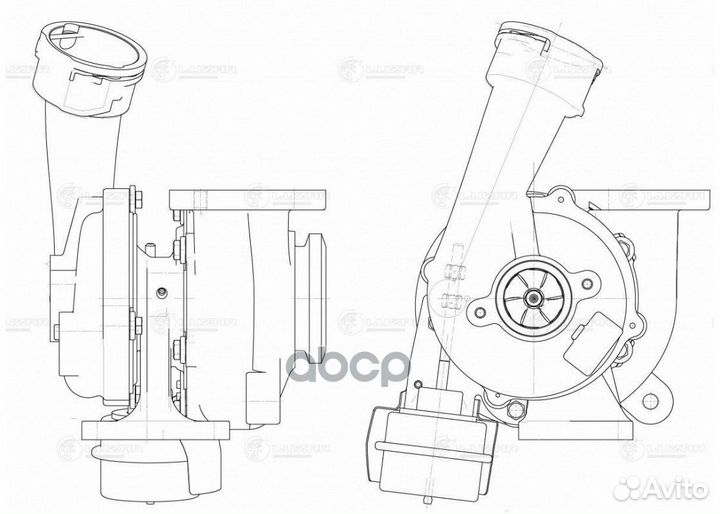 Турбокомпрессор для а/м VW Transporter T5 (03)