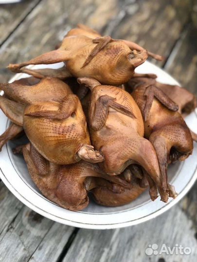 Копчёные перепела