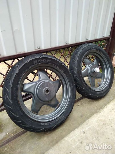 Диски в сборе для скутеров Сузуки