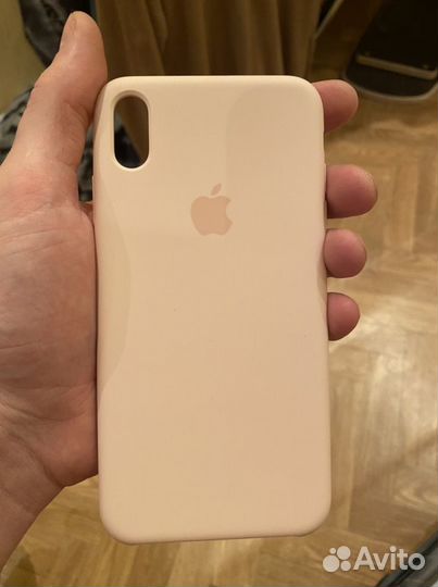 Оригинальный кожаный чехол iPhone X MAX XS MAX