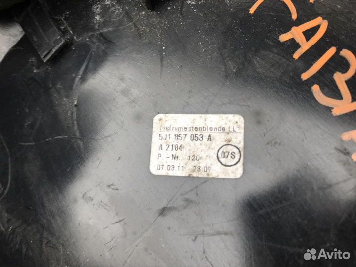 Панель приборов Skoda Fabia 2