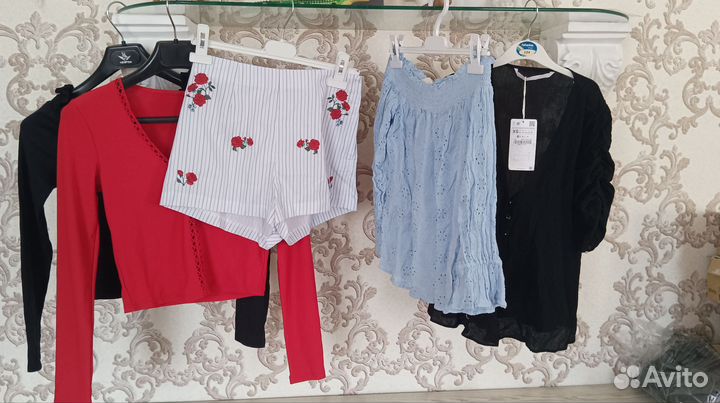 H&m топы шорты новые