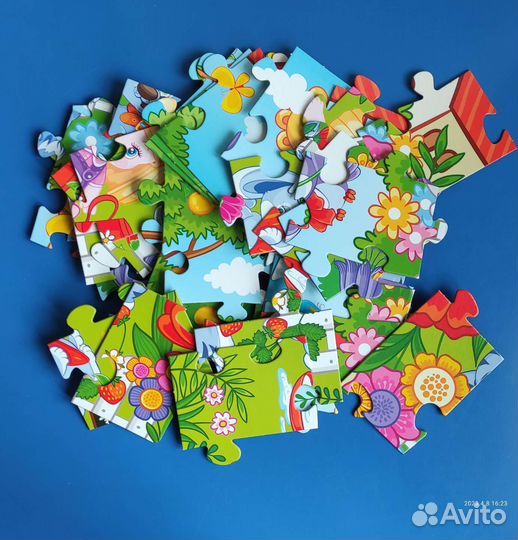 Развивающая игра. Напольный пазл для малышей