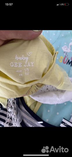 Вещи пакетом на девочку 62-68