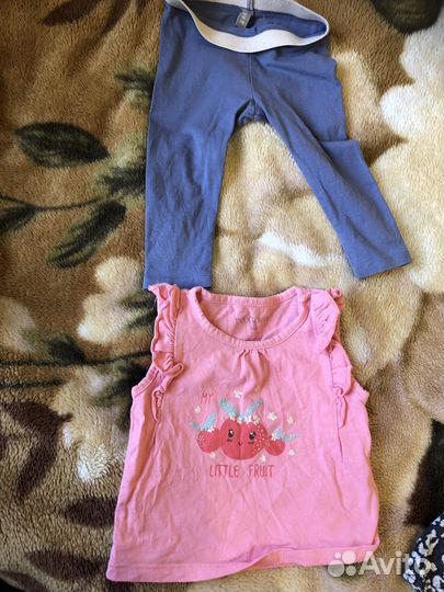 Пакет одежды на девочку 74