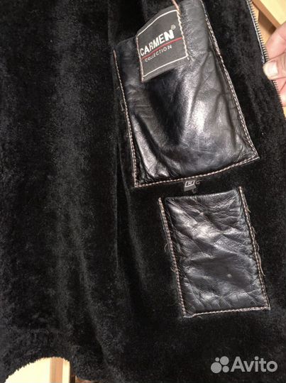 Дубленка натуральная мужская 48 размер