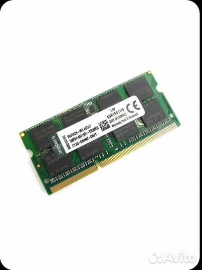 Оперативная память DDR3 8GB SO-dimm 1600 Mhz