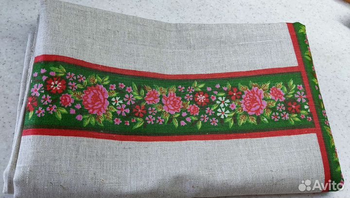 Скатерть льняная новая СССР