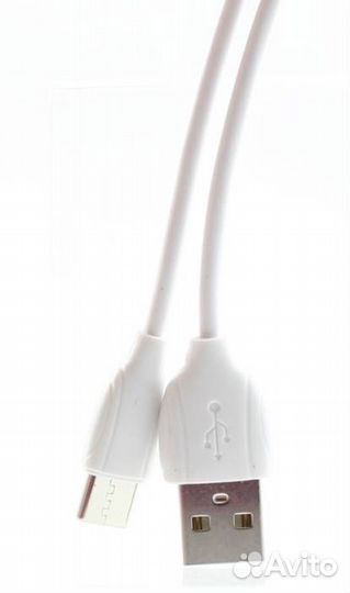 USB Кабель Type-C borofone BX19, 3A, 1 м. Белый