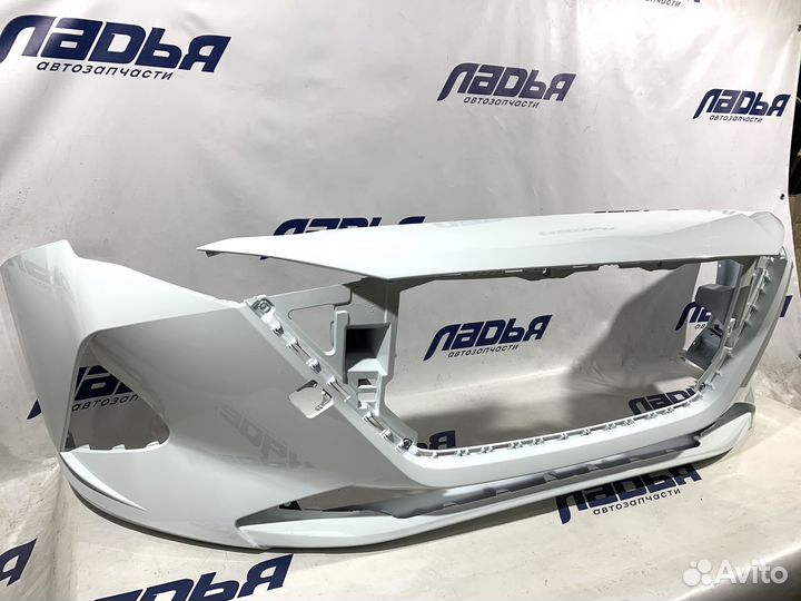 Бампер Hyundai Solaris(20-н.в.) передний Белый PGU