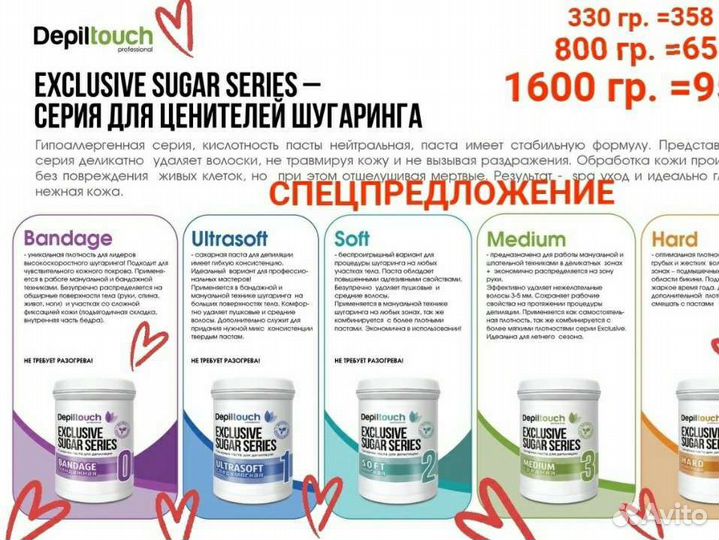 Материалы для шугаринга