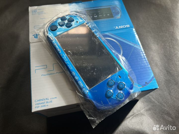 Sony PSP 3008 blue 64гб новая,прошитая