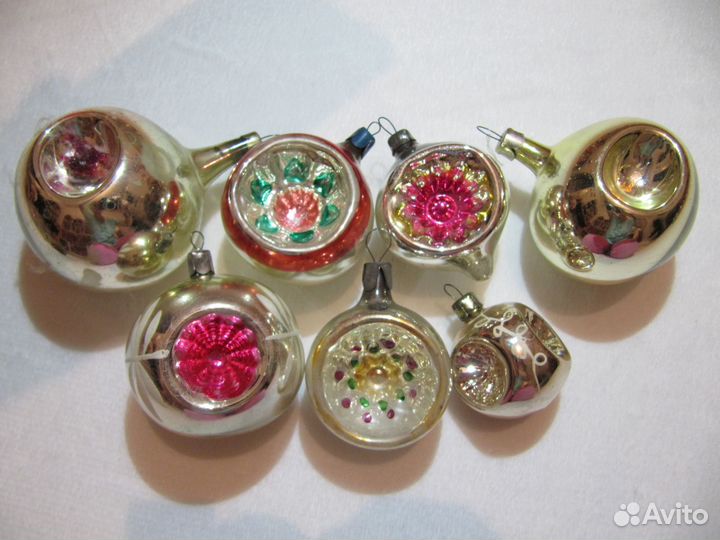 Ёлочные игрушки СССР редкие, большое количество