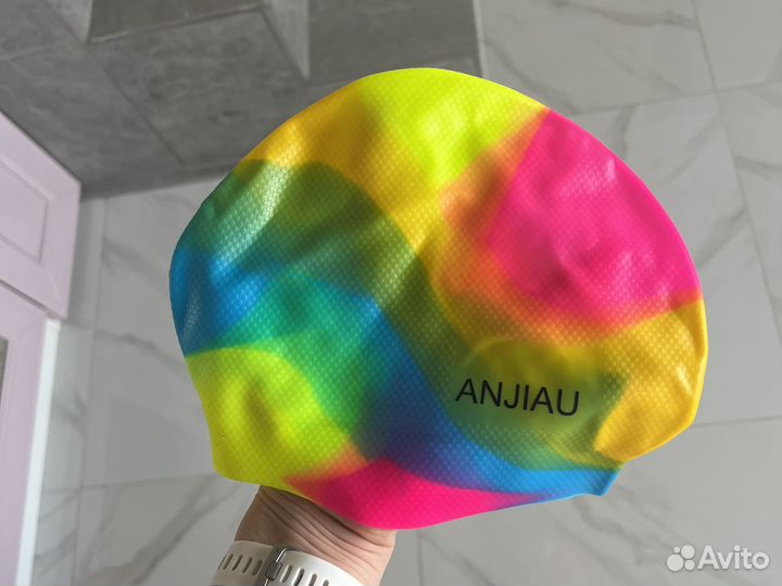 Шапочка для плавания взрослая