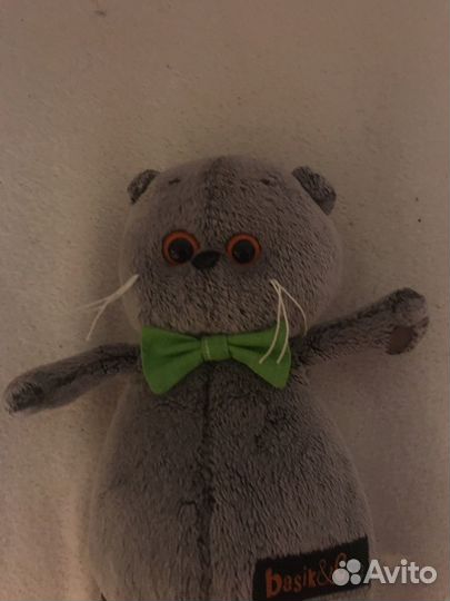 Мягкая игрушка кот басик