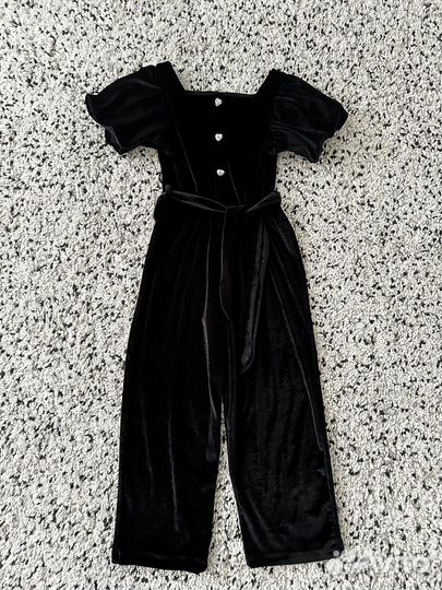 Бархатный комбенизон для девочки 116р