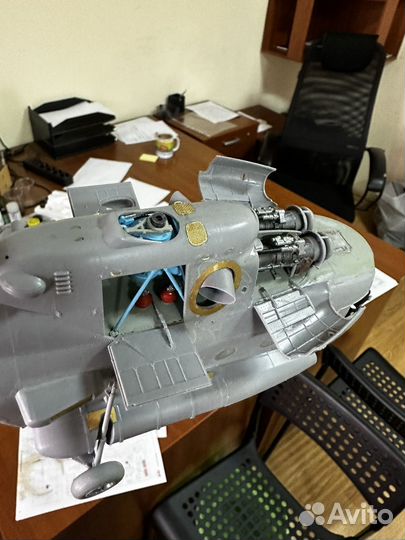 Модель вертолета ми 8 мт звезда 1/48