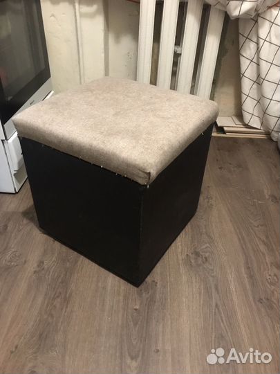 Банкетка пуфик с ящиком