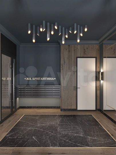 1-к. квартира, 44,4 м², 4/4 эт.