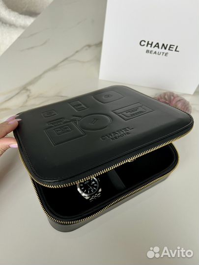 Chanel косметичка большая черная VIP gift