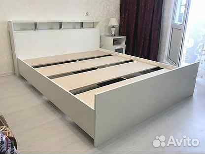 Кровать Саломея белая 1.6 м