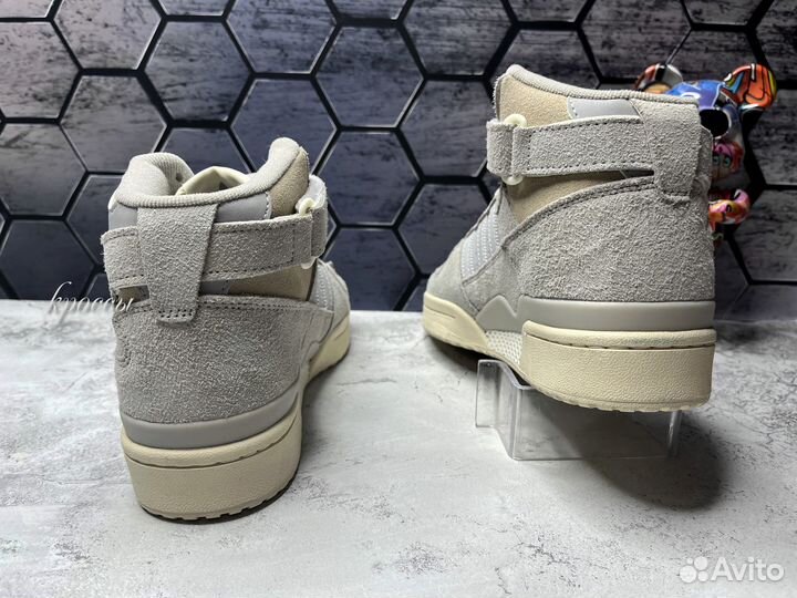 Кроссовки Adidas Forum 84 Mid серые