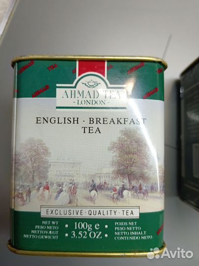 Жестяная банка из под чая