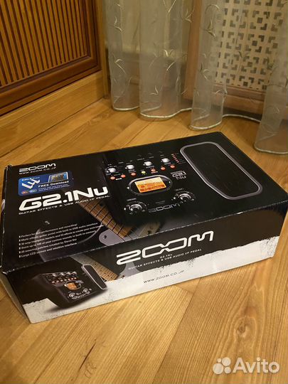 Гитарная педаль эффектов zoom G-2.1nu