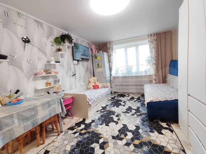 Комната 17,8 м² в 1-к., 2/5 эт.