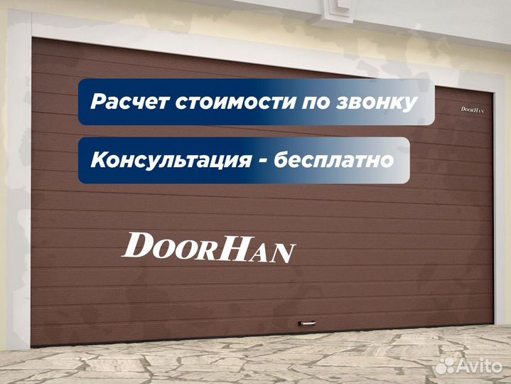 Гаражные ворота подъемные секционные