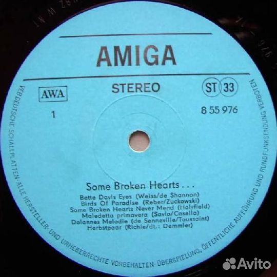 LP.Various – Some Broken Hearts.- Schlager - 1982