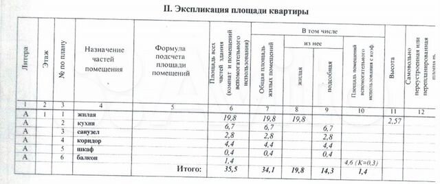 1-к. квартира, 40,1 м², 1/9 эт.