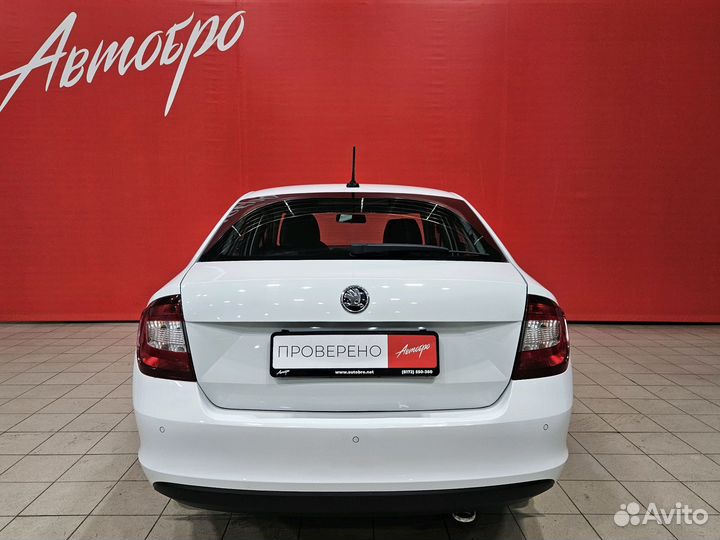 Skoda Rapid 1.6 МТ, 2018, 160 489 км