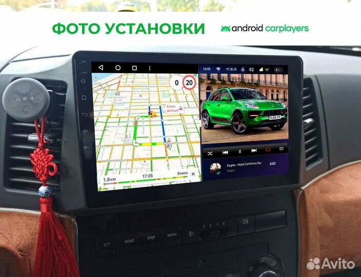 Штатная магнитола на android для Jeep