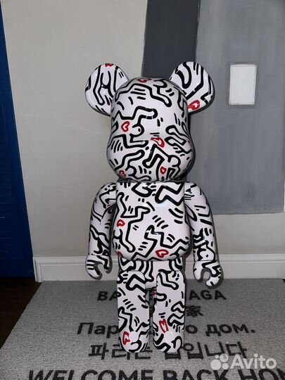 Bearbrick #8 Keith Haring 1000% 70см