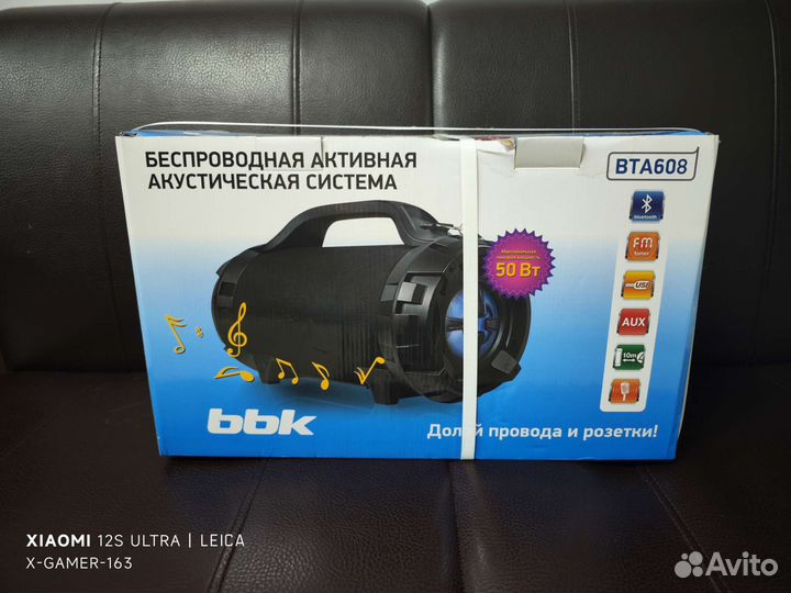 Новая Портативная колонка BBK BTA608