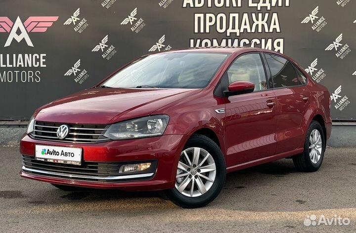 Volkswagen Polo 1.6 AT, 2017, 103 877 км