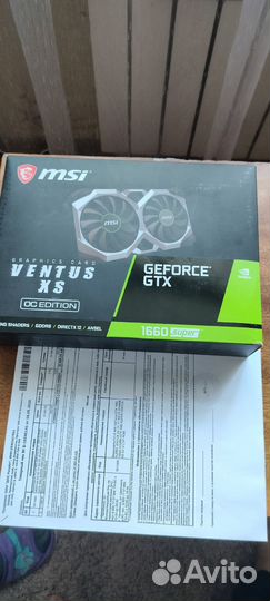 Видеокарта PCI-E MSI GeForce GTX 1660