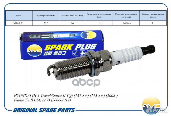 Свеча зажигания amdpl87 AMD