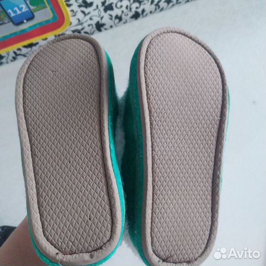 Чуни из овчины детские