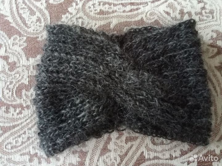 Повязка на голову пуховая